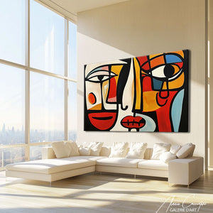 Tableau pour salon contemporain