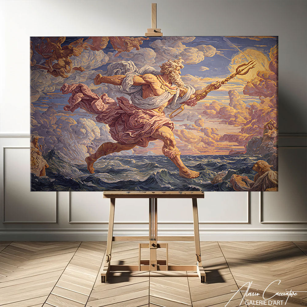 Tableau Dieu Abstrait