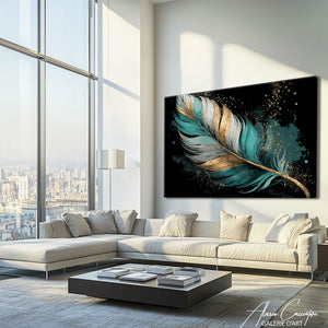 Tableau Plume Dorée