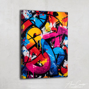 Impression Toile Graffiti