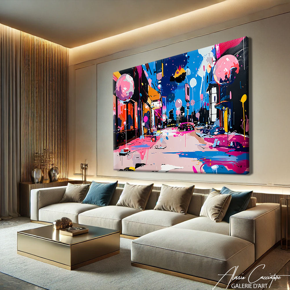 Tableau Aquarelle Contemporaine
