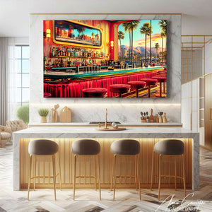 Tableau Mid Century Coloré