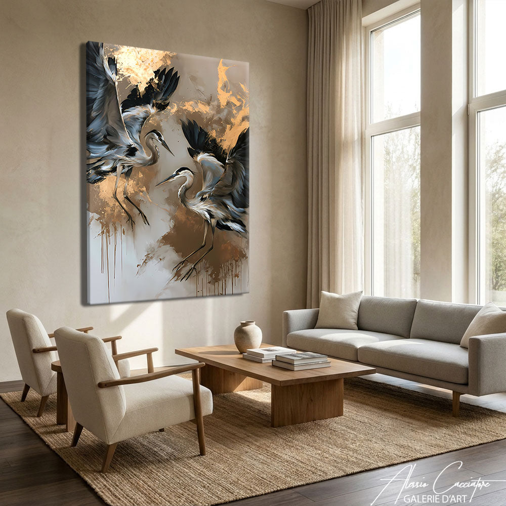 tableau oiseau