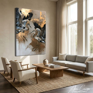 tableau oiseau