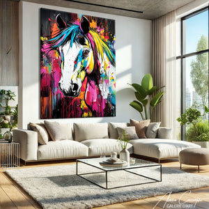 Peinture Tête de Cheval Moderne
