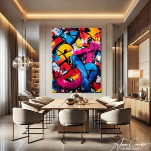 Tableau Graffiti Coloré