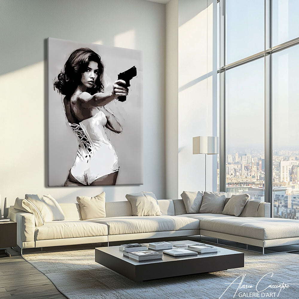 Peinture Portrait Femme