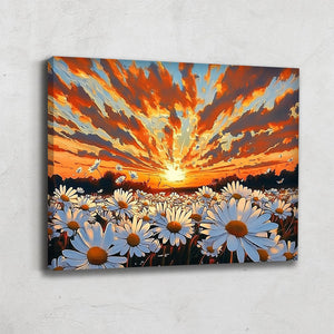 Tableau Champs De Marguerites