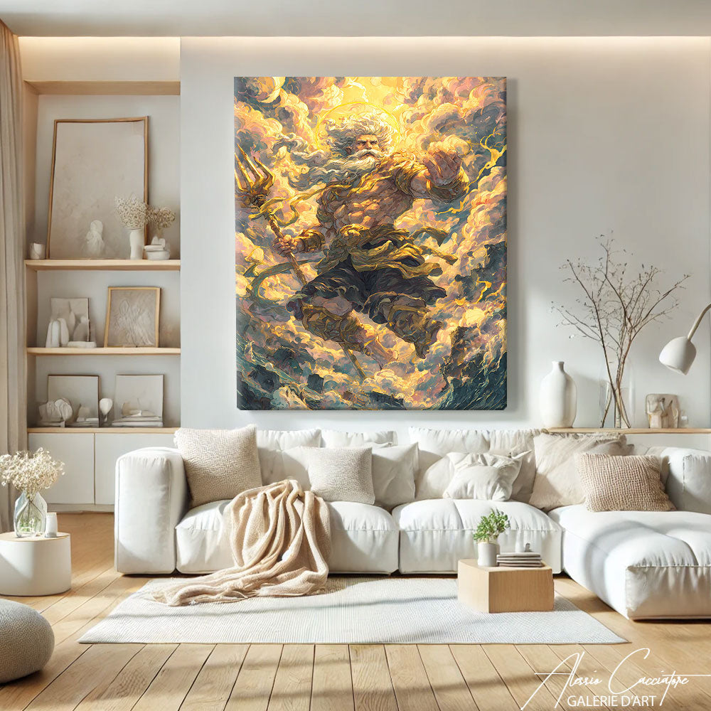 Peinture Poséidon
