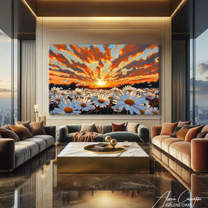 Tableau Champs De Marguerites