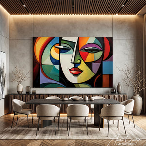 tableau multicolore