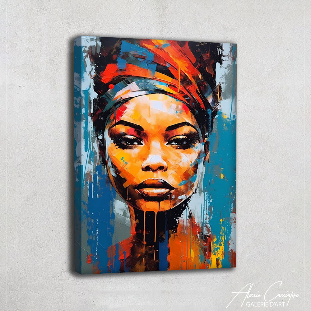 peinture africaine visage