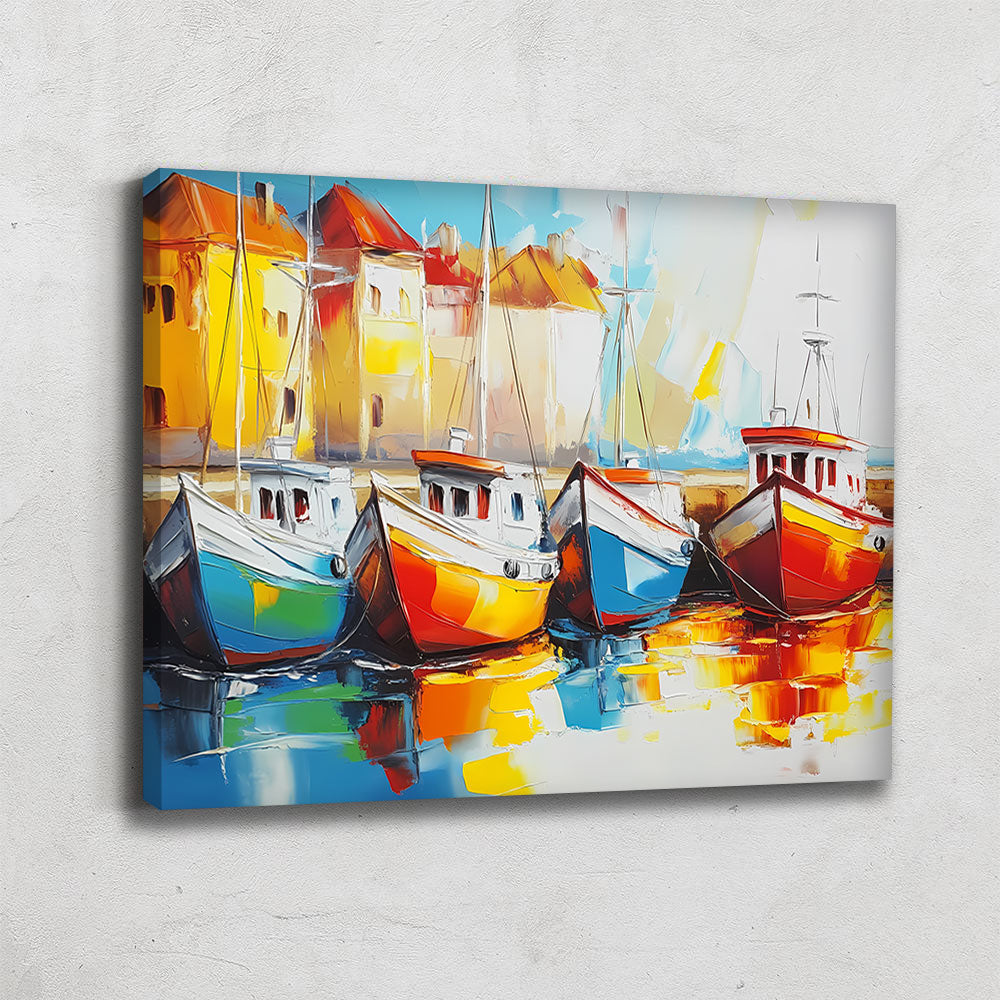 TABLEAU PORT DE PÊCHE