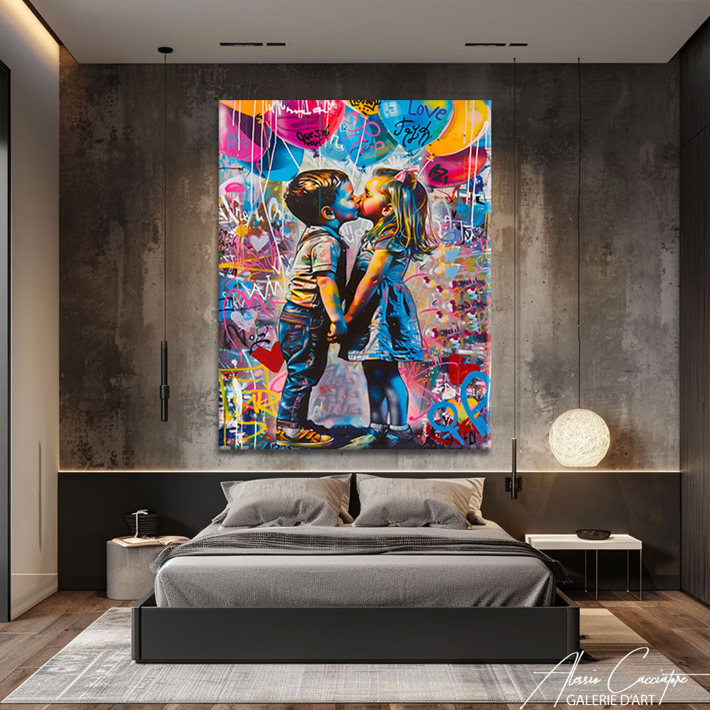 Tableau Banksy Street Art