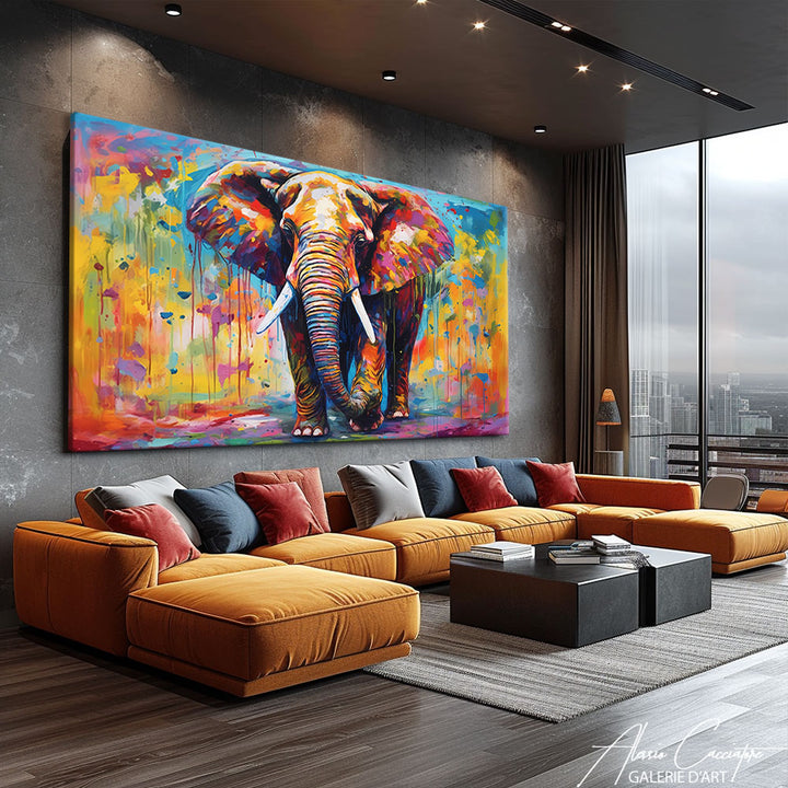 peinture couleur elephant 