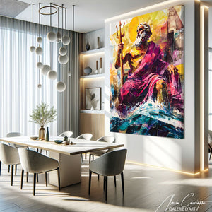 Tableau Street Art coloré