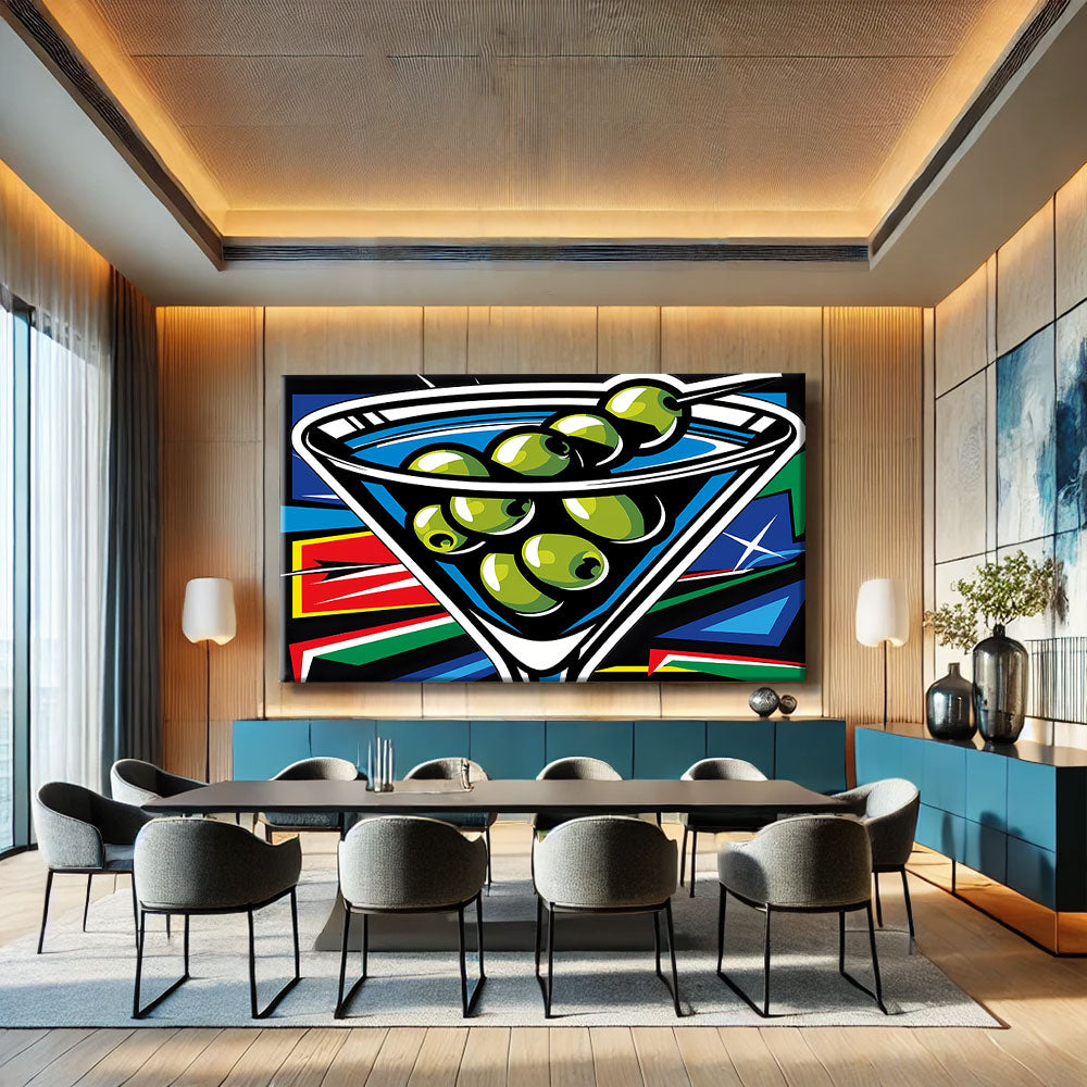 Tableau Géométrique Moderne
