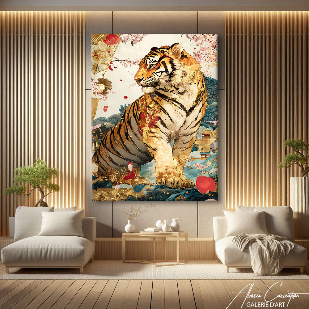 TABLEAU TIGRE JAPONAIS