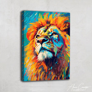 Tableau Lion Lumineux