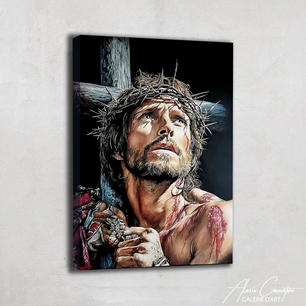 Tableau Religieux Abstrait