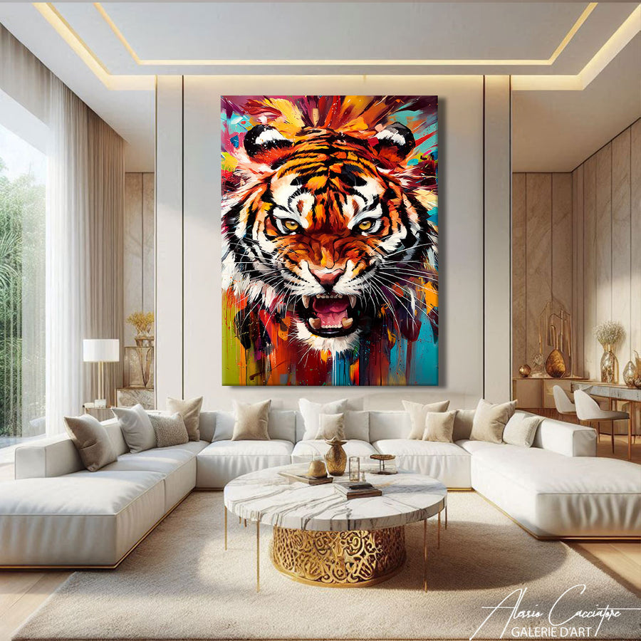 TABLEAU TIGRE COULEUR – mise en situation