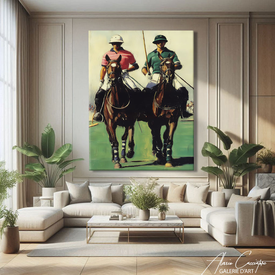 Tableau polo chic – mise en situation