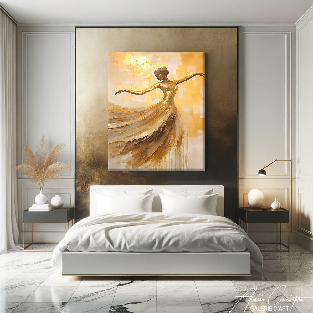 tableau africain abstrait