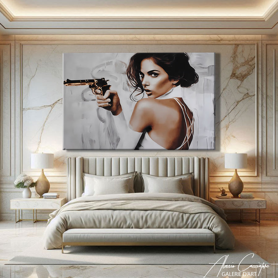 Tableau Glamour Chic – mise en situation