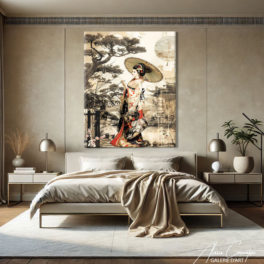 tableau esprit japonais – mise en situation
