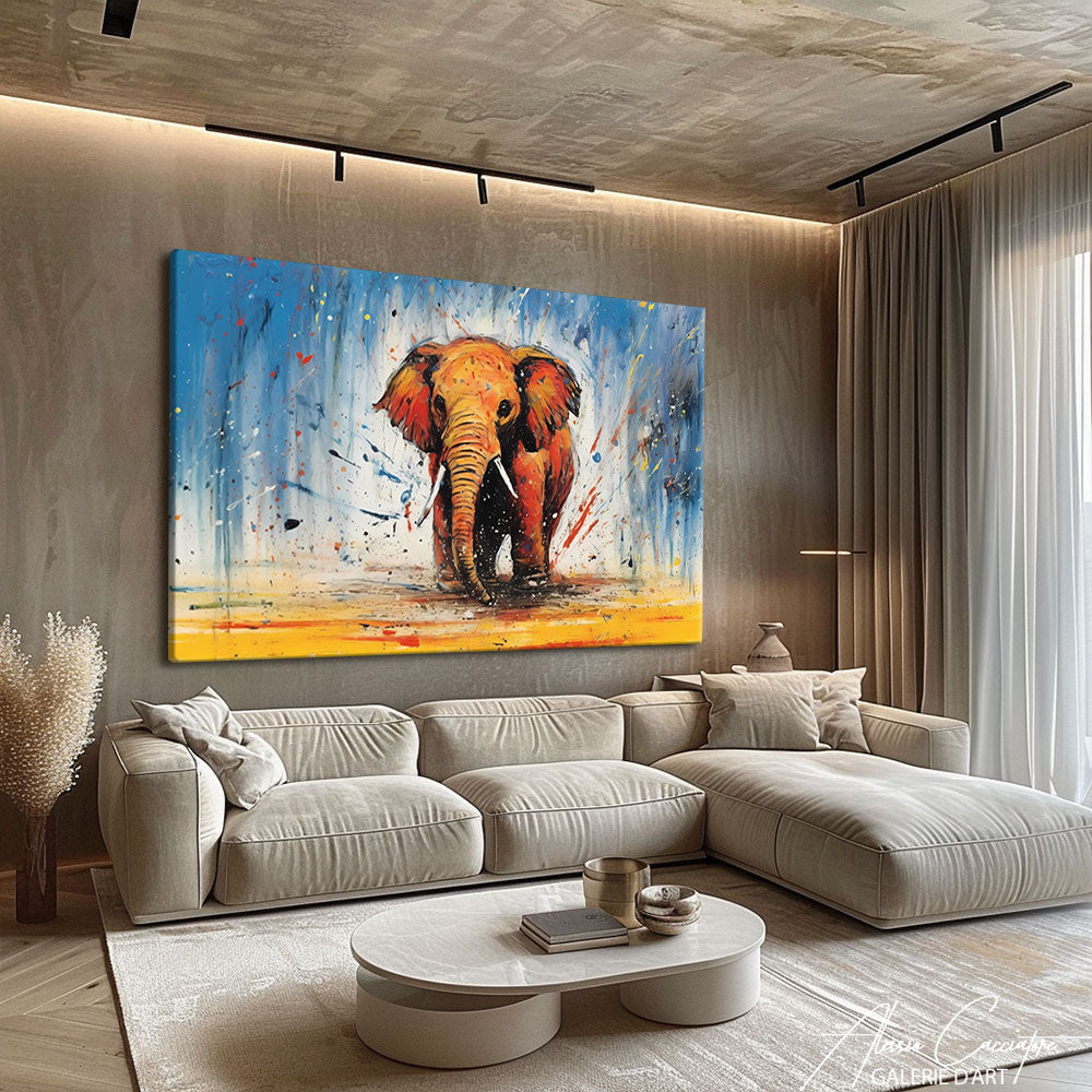 peinture couleur elephant 