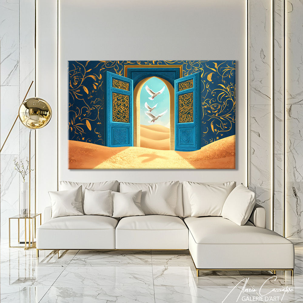 Cadre calligraphie arabe
