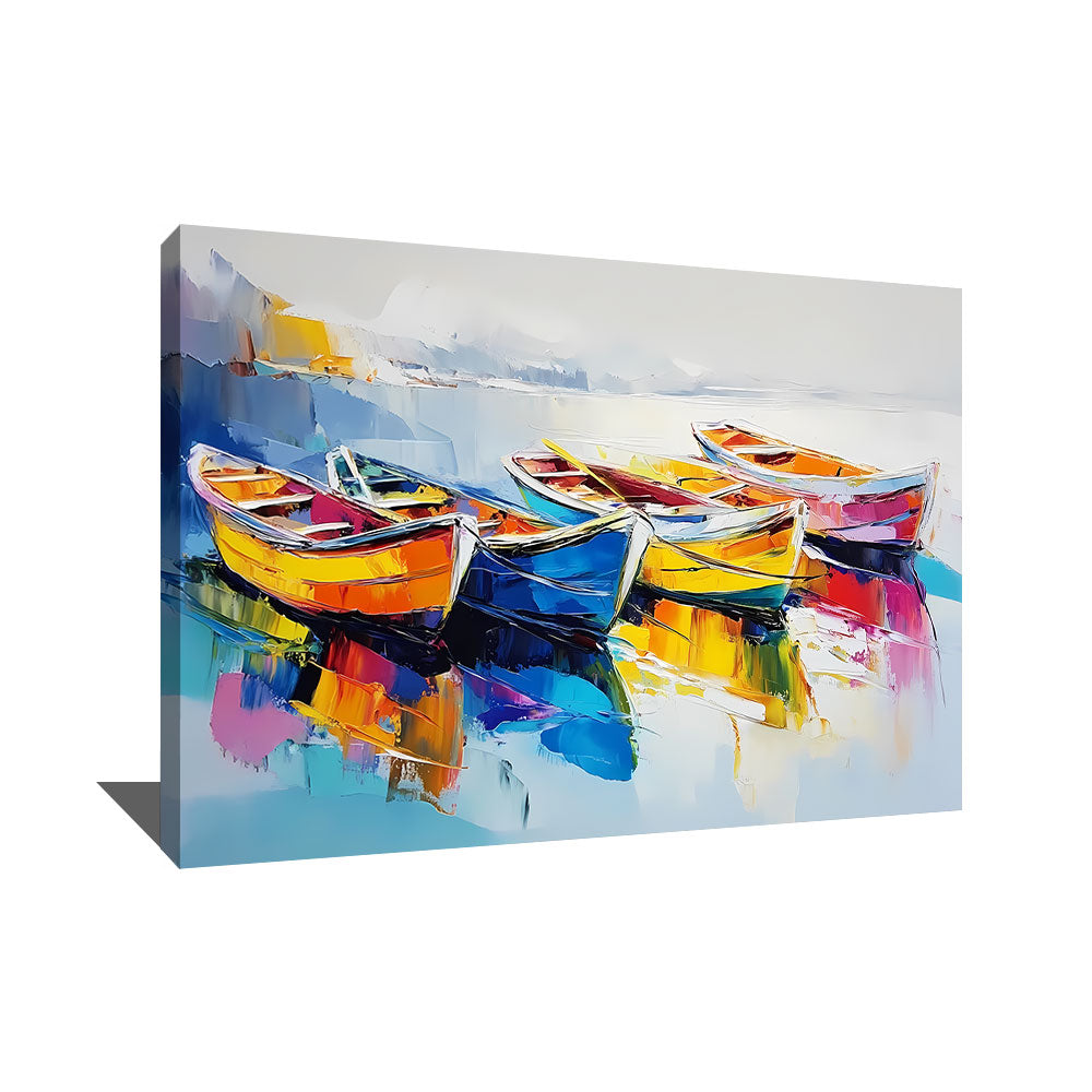 TABLEAU BARQUE SUR L'EAU