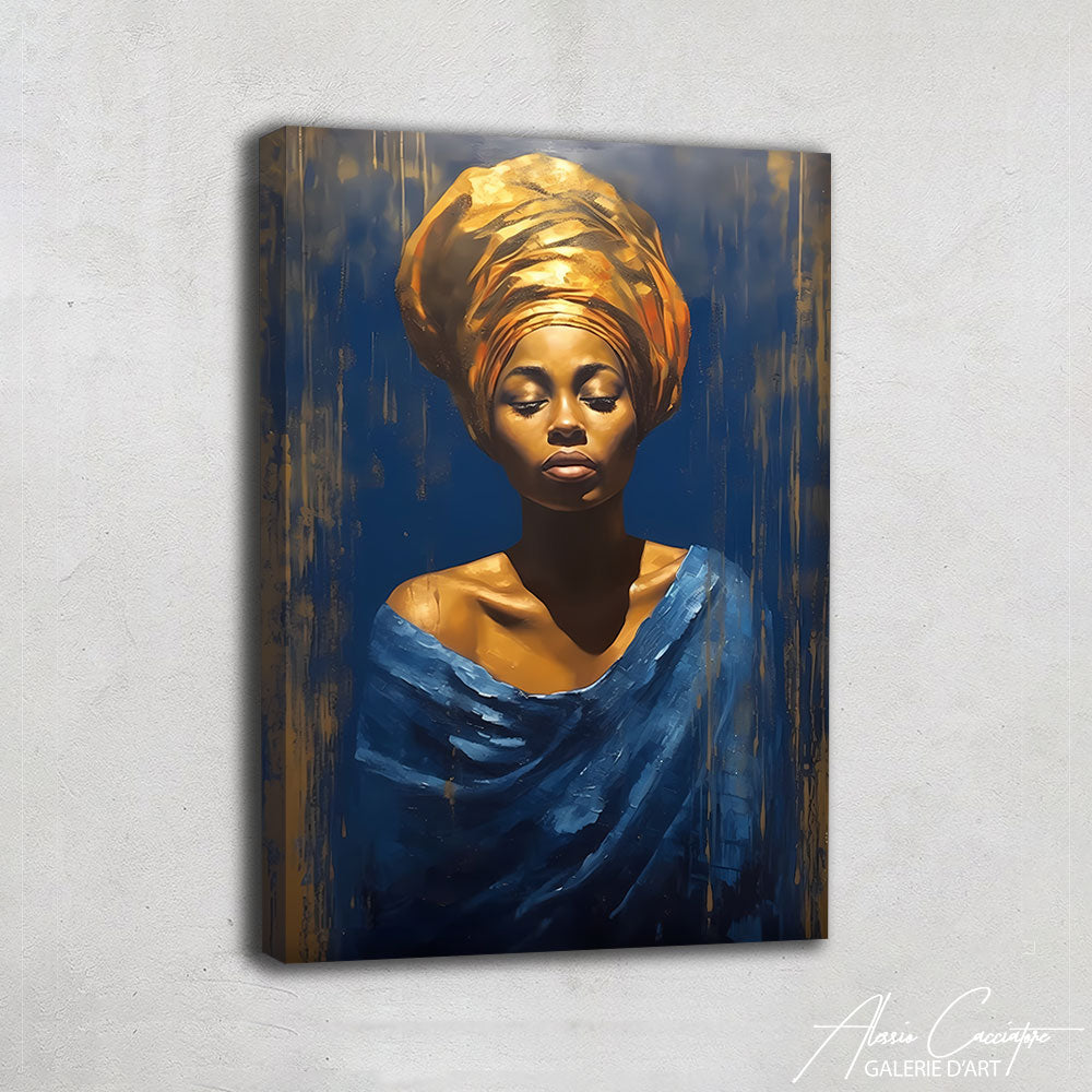 tableau femme africaine