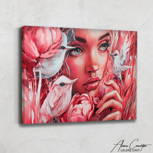 Toile Femme Colorée