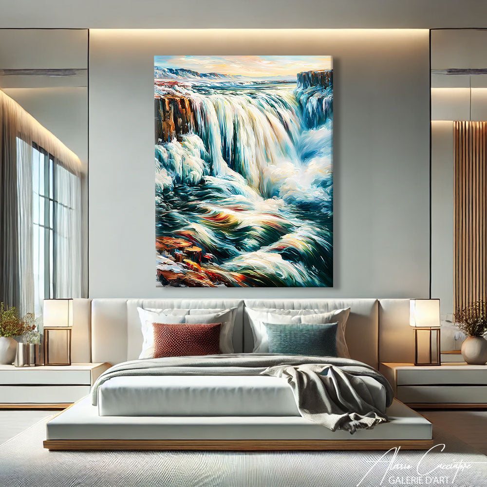 Toile Cascade Tableau