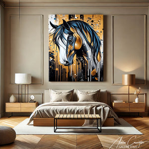 Tableau Peinture Tête de Cheval
