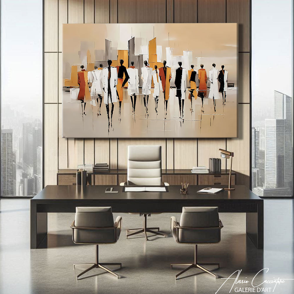 Tableau Africain abstrait