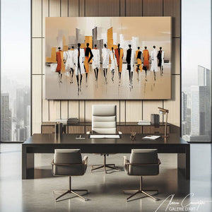 Tableau Africain abstrait