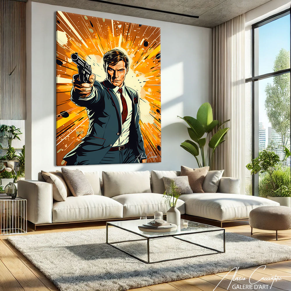 tableau pop art comic