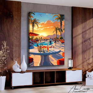 Tableau Coucher de Soleil