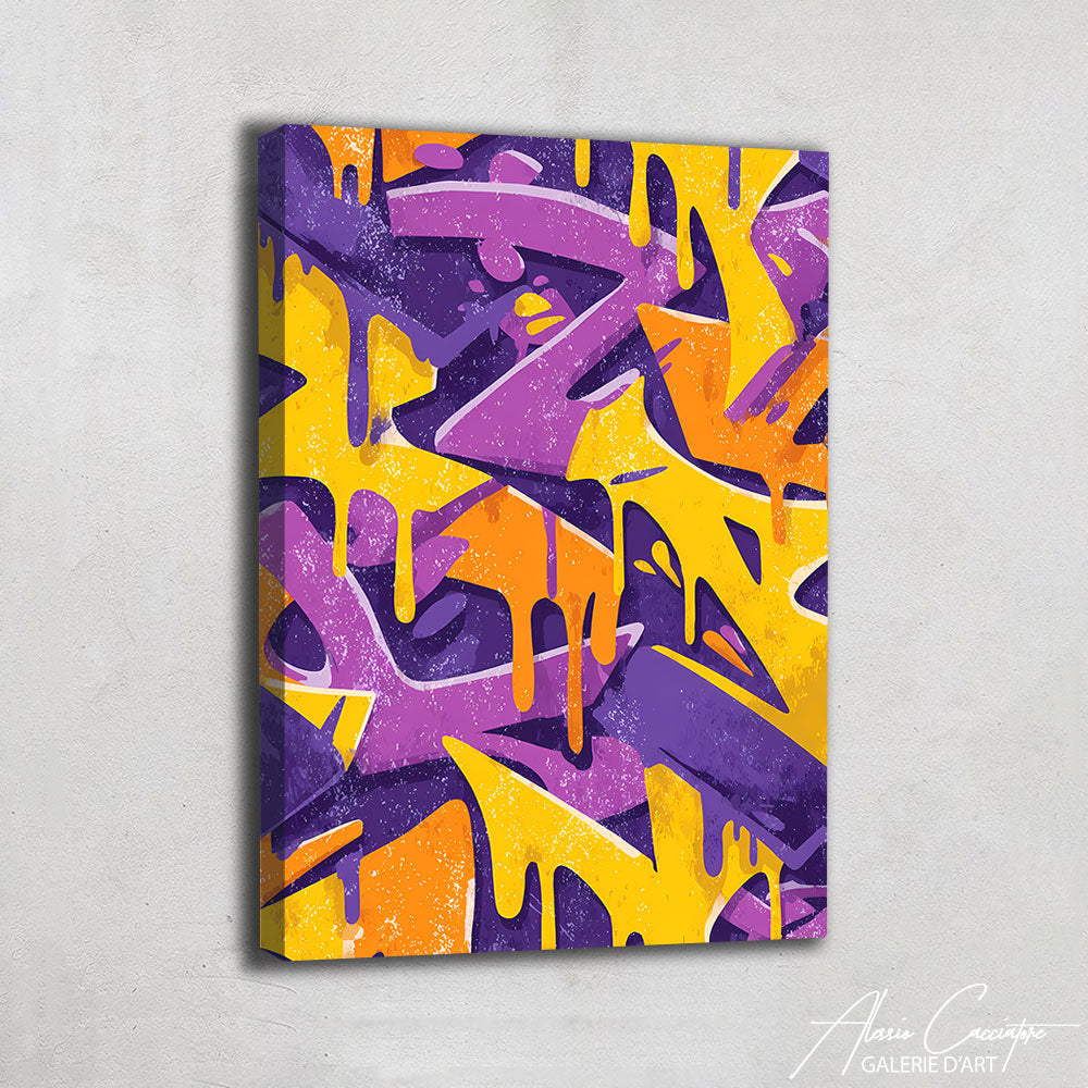 Peinture Toile Graffiti