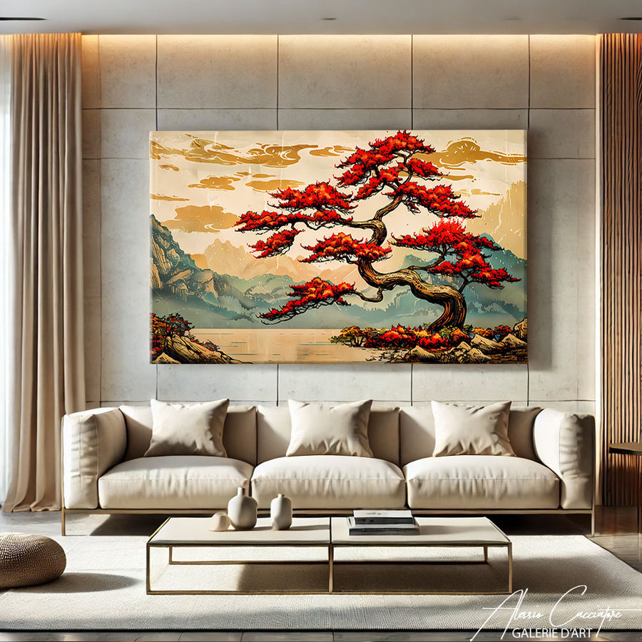 Tableau Arbre Japonais – mise en situation