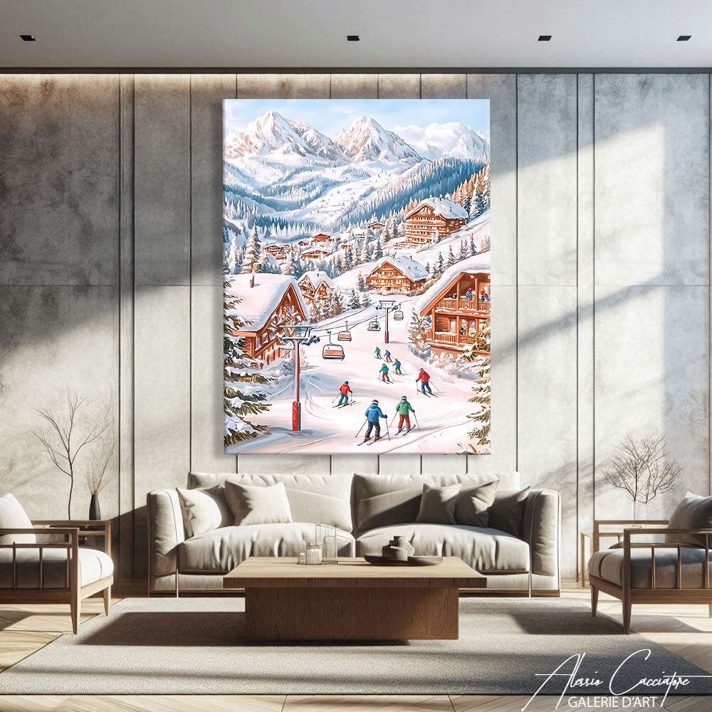 Peinture Avec Neige