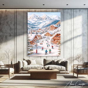 Peinture Avec Neige