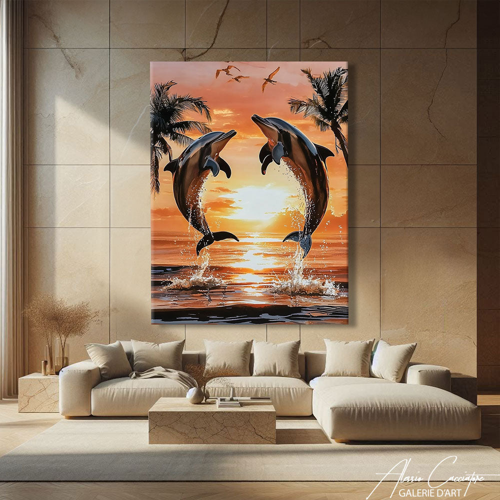 Tableau Coucher de soleil