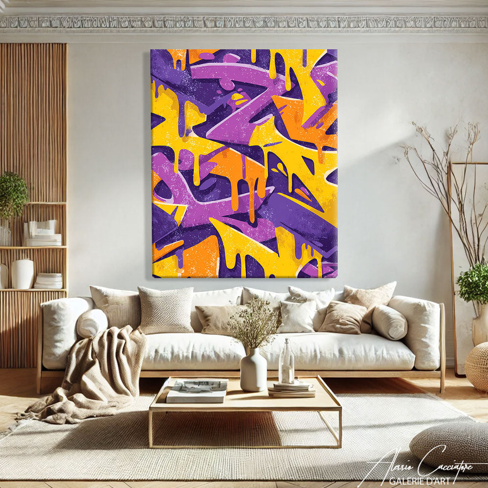 Tableau Sur Toile Graffiti

