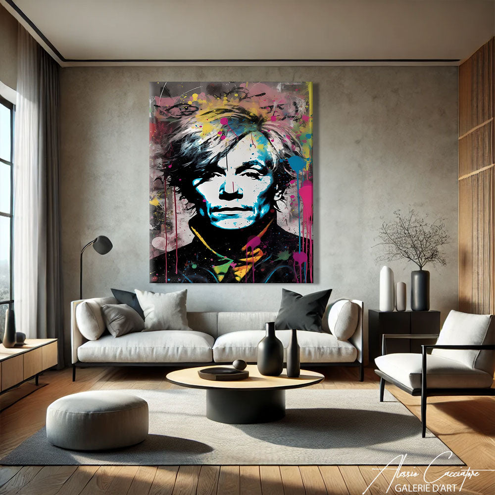 tableau pop art abstrait