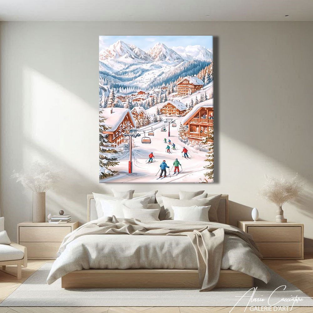 Toile Avec Neige