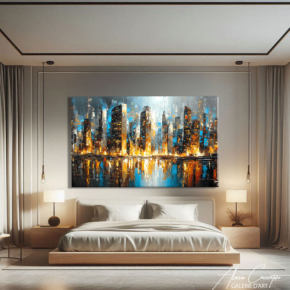 Tableau New York Abstrait