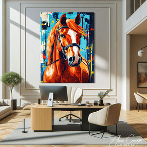 Toile Peinture Cheval
